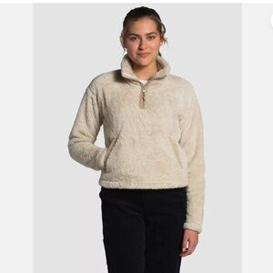 The North Face Women Furry Fleece 2.0 1/4 Zipper Pullover Jacket Size Medium